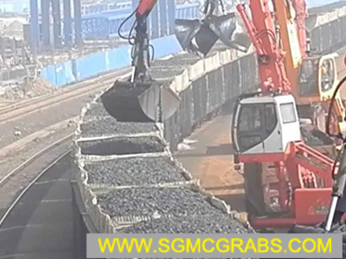 Electro- hydraulic grabs