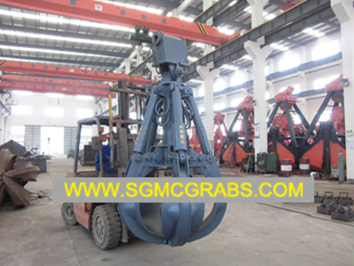 Hydraulic grab bucket